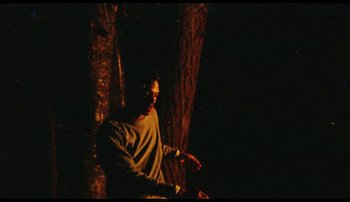 Movie still from “Bearcubs - Underwaterfall” (2018), directed by Salomon Ligthelm – Medium shot, Low angle