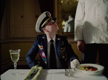 Movie still from “Young Fathers - Toy” (2018), directed by Salomon Ligthelm – Medium shot, Low angle