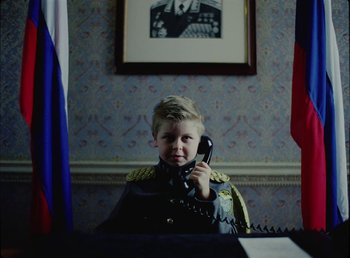 Movie still from “Young Fathers - Toy” (2018), directed by Salomon Ligthelm – Medium shot, Low angle