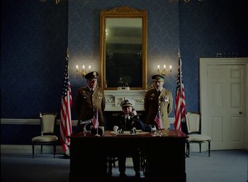 Movie still from “Young Fathers - Toy” (2018), directed by Salomon Ligthelm – Wide shot, Low angle