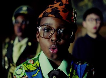 Movie still from “Young Fathers - Toy” (2018), directed by Salomon Ligthelm – Close Up shot, Overhead angle