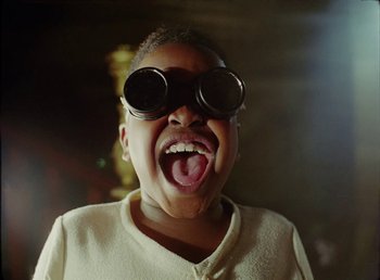 Movie still from “Young Fathers - Toy” (2018), directed by Salomon Ligthelm – Close Up shot, Low angle