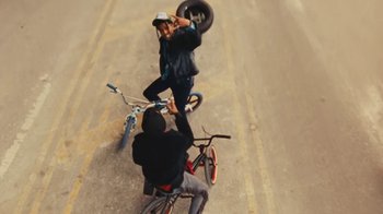 Movie still from “Asap Rocky - Forever” (2018), directed by Dexter Navy – Wide shot, Overhead angle