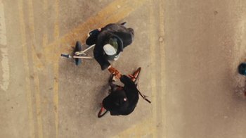 Movie still from “Asap Rocky - Forever” (2018), directed by Dexter Navy – Wide shot, Overhead angle