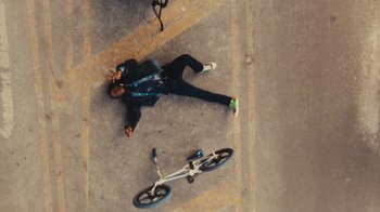 Movie still from “Asap Rocky - Forever” (2018), directed by Dexter Navy – Wide shot, Overhead angle