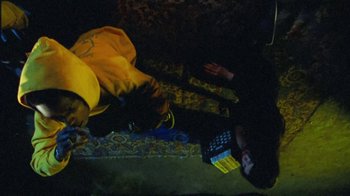 Movie still from “Asap Rocky - Forever” (2018), directed by Dexter Navy – Medium shot, Overhead angle