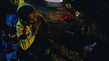 Movie still from “Asap Rocky - Forever” (2018), directed by Dexter Navy – Medium shot, Overhead angle