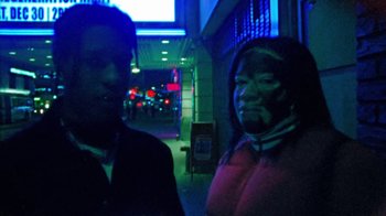 Movie still from “Asap Rocky - Forever” (2018), directed by Dexter Navy – Medium shot, Low angle