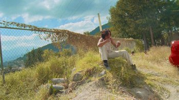 Movie still from “A.CHAL - Cuánto” (2018), directed by Dexter Navy – Wide shot, Low angle
