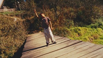 Movie still from “A.CHAL - Cuánto” (2018), directed by Dexter Navy – Wide shot, Low angle