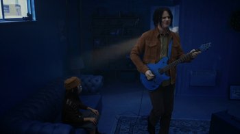 Movie still from “Jack White - Over and Over” (2018), directed by Us – Wide shot, Low angle