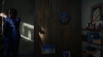 Movie still from “Jack White - Over and Over” (2018), directed by Us – Medium shot, Low angle