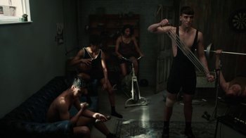 Movie still from “Jack White - Over and Over” (2018), directed by Us – Wide shot, Low angle