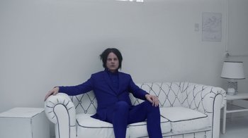 Movie still from “Jack White - Over and Over” (2018), directed by Us – Medium shot, Low angle