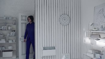 Movie still from “Jack White - Over and Over” (2018), directed by Us – Wide shot, Low angle