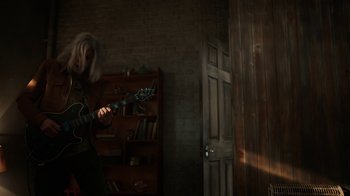 Movie still from “Jack White - Over and Over” (2018), directed by Us – Medium shot, Low angle