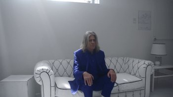 Movie still from “Jack White - Over and Over” (2018), directed by Us – Medium shot, Low angle