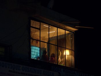 Movie still from “Seinabo Sey - I Owe You Nothing” (2018), directed by Sheila Johansson – Wide shot, Low angle