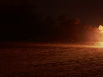 Movie still from “Seinabo Sey - I Owe You Nothing” (2018), directed by Sheila Johansson – Extreme Wide shot, High angle