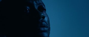 Movie still from “Bipolar Sunshine - Easy To Do” (2018), directed by Matilda Finn – Extreme Close Up shot, Low angle