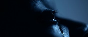 Movie still from “Bipolar Sunshine - Easy To Do” (2018), directed by Matilda Finn – Extreme Close Up shot, High angle