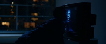 Movie still from “Bipolar Sunshine - Easy To Do” (2018), directed by Matilda Finn – Extreme Close Up shot, Over the shoulder angle