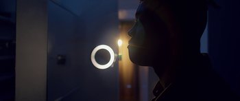 Movie still from “Bipolar Sunshine - Easy To Do” (2018), directed by Matilda Finn – Extreme Close Up shot, Low angle