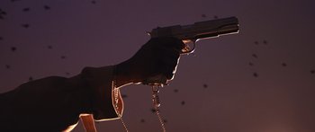 Movie still from “Bipolar Sunshine - Easy To Do” (2018), directed by Matilda Finn – Extreme Close Up shot, Low angle