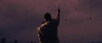 Movie still from “Bipolar Sunshine - Easy To Do” (2018), directed by Matilda Finn – Medium shot, Low angle