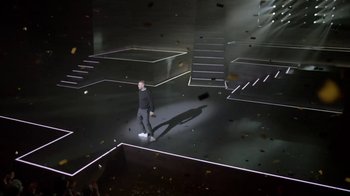 Movie still from “Justin Timberlake - Filthy” (2018), directed by Mark Romanek – Wide shot, Low angle