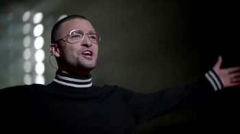 Movie still from “Justin Timberlake - Filthy” (2018), directed by Mark Romanek – Close Up shot, Low angle