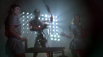 Movie still from “Justin Timberlake - Filthy” (2018), directed by Mark Romanek – Wide shot, Low angle