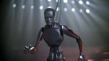 Movie still from “Justin Timberlake - Filthy” (2018), directed by Mark Romanek – Medium shot, Low angle