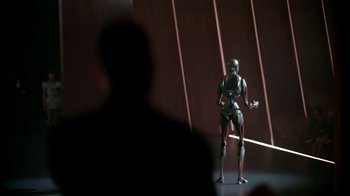 Movie still from “Justin Timberlake - Filthy” (2018), directed by Mark Romanek – Wide shot, Low angle