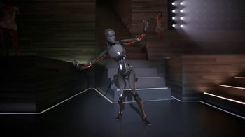 Movie still from “Justin Timberlake - Filthy” (2018), directed by Mark Romanek – Wide shot, Low angle