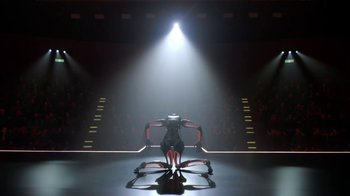 Movie still from “Justin Timberlake - Filthy” (2018), directed by Mark Romanek – Extreme Wide shot, Overhead angle