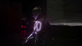 Movie still from “Justin Timberlake - Filthy” (2018), directed by Mark Romanek – Medium shot, Low angle