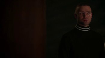 Movie still from “Justin Timberlake - Filthy” (2018), directed by Mark Romanek – Close Up shot, Low angle