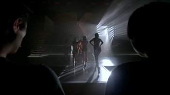 Movie still from “Justin Timberlake - Filthy” (2018), directed by Mark Romanek – Wide shot, Low angle