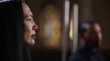 Movie still from “JAY-Z feat. Beyoncé - Family Feud” (2018), directed by Ava DuVernay – Close Up shot, Low angle