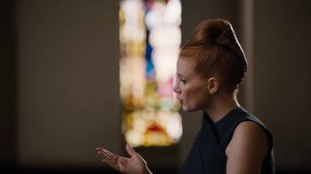 Movie still from “JAY-Z feat. Beyoncé - Family Feud” (2018), directed by Ava DuVernay – Medium shot, Low angle