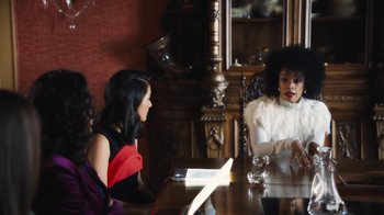 Movie still from “JAY-Z feat. Beyoncé - Family Feud” (2018), directed by Ava DuVernay – Medium shot, Over the shoulder angle