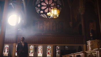 Movie still from “JAY-Z feat. Beyoncé - Family Feud” (2018), directed by Ava DuVernay – Extreme Wide shot, Low angle