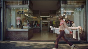Movie still from “I Love LA - Starcrawler” (2017), directed by Autumn de Wilde – Wide shot, Low angle