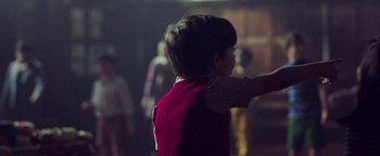 Movie still from “Harry Styles - Kiwi” (2017), directed by Us – Medium shot, Over the shoulder angle