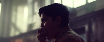 Movie still from “Harry Styles - Kiwi” (2017), directed by Us – Extreme Close Up shot, Low angle