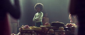 Movie still from “Harry Styles - Kiwi” (2017), directed by Us – Medium shot, Over the shoulder angle