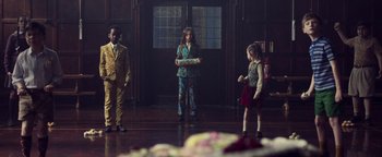 Movie still from “Harry Styles - Kiwi” (2017), directed by Us – Wide shot, High angle