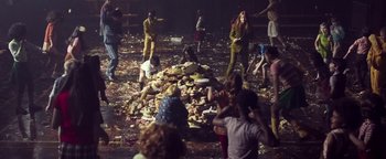 Movie still from “Harry Styles - Kiwi” (2017), directed by Us – Extreme Wide shot, High angle