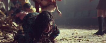 Movie still from “Harry Styles - Kiwi” (2017), directed by Us – Medium shot, Low angle